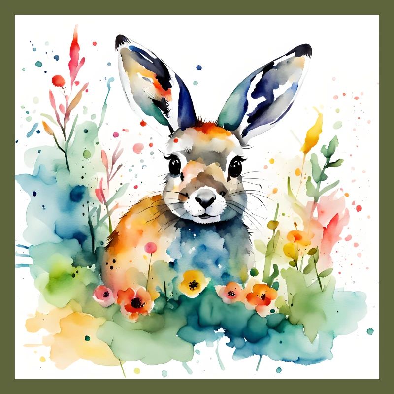 Bunny coloured