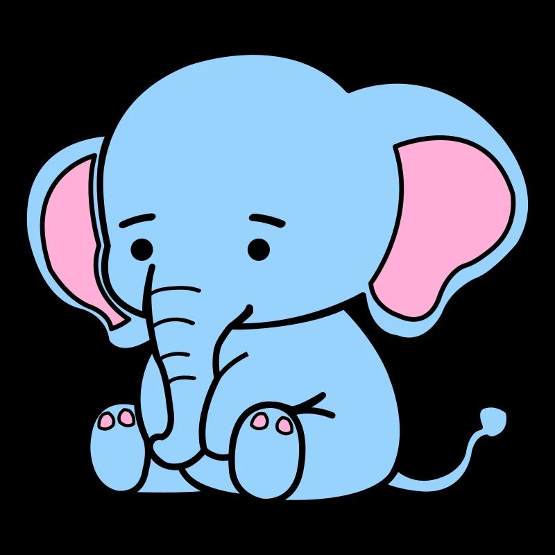 Éléphant mignon