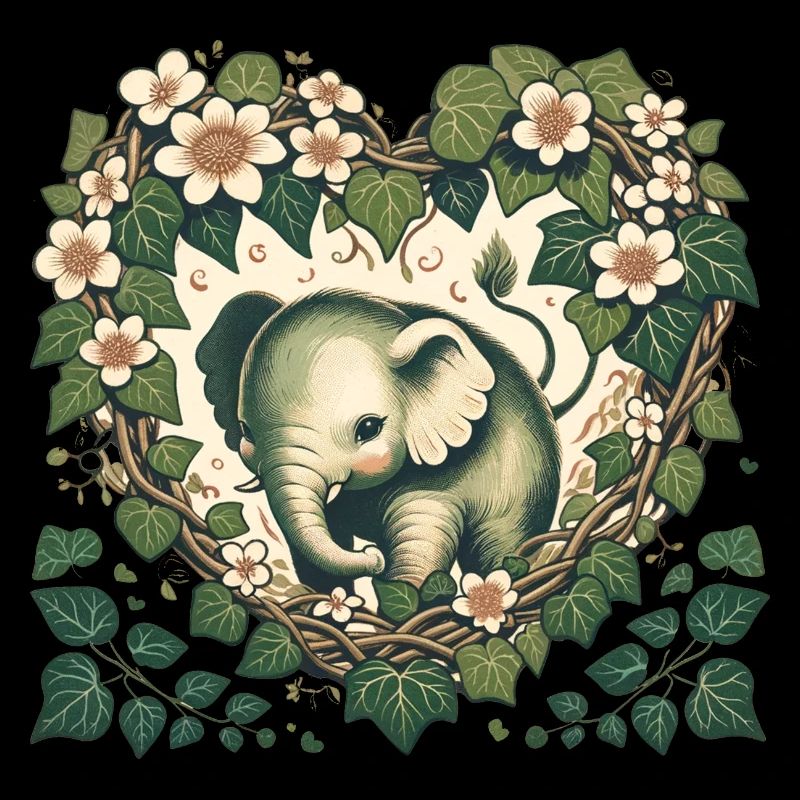 Eléphant vintage