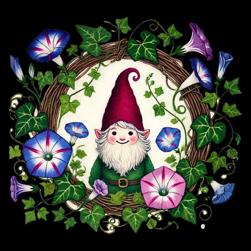 Morning Glory Gnome
