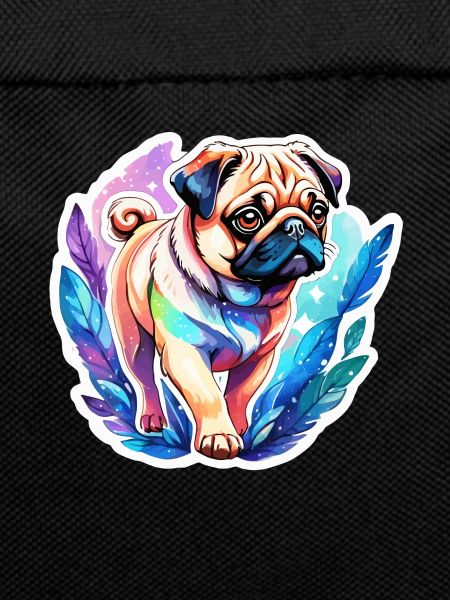 Mops Wasserfarben