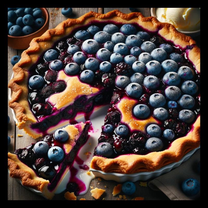 Blueberry pie