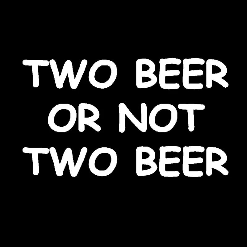 Sein oder haben Bier