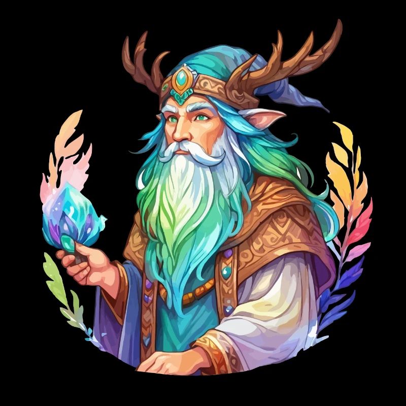 Druide Wasserfarben
