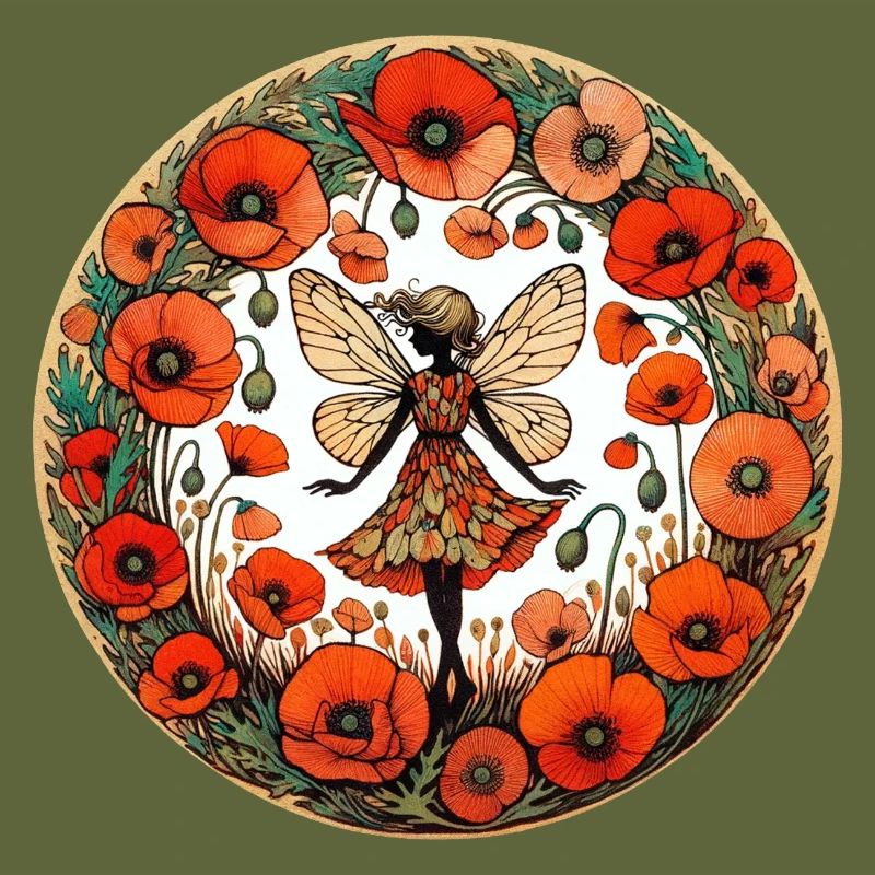 Fée Fleur De Coquelicot