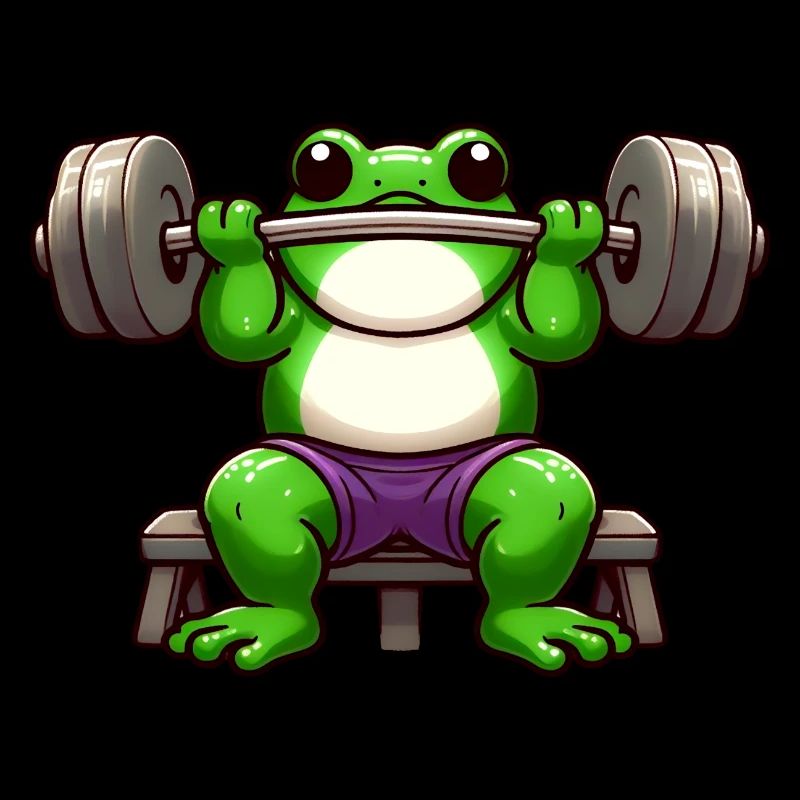 Grenouille Bodybuilder Incroyable