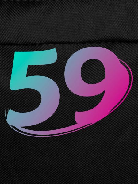 Nummer 59 mehrfarbig