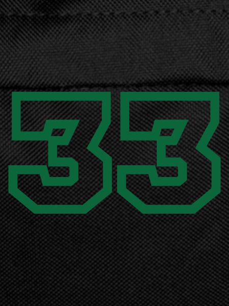 Number 33 green sport