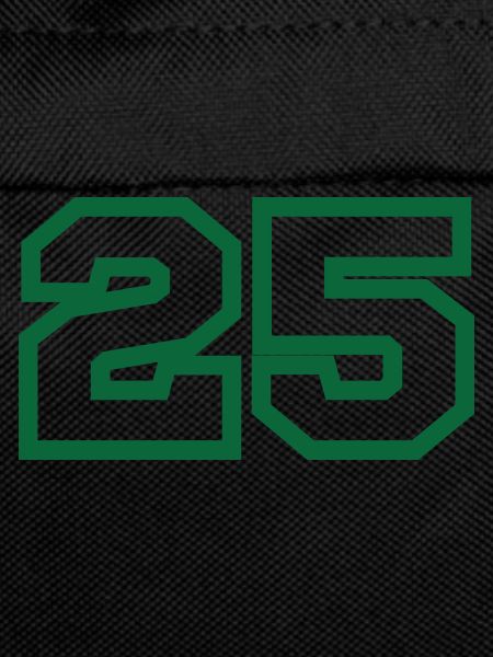 Number 25 green sport