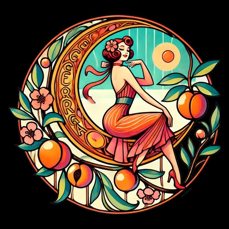 Pin-up pêche de Géorgie