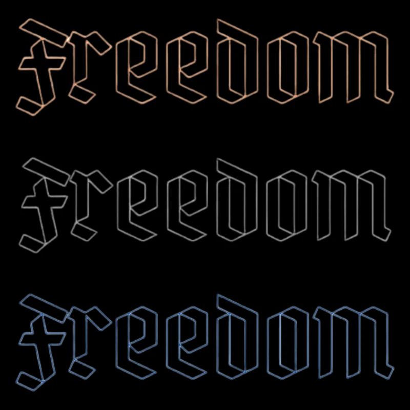 Freedom in three acts