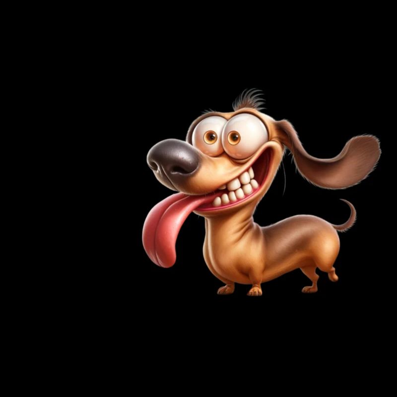 Don't stare so stupidly! Dachshund