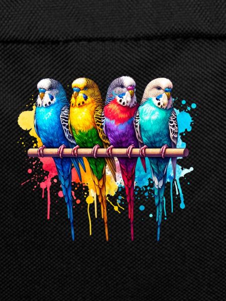 Bunte Wellensittiche