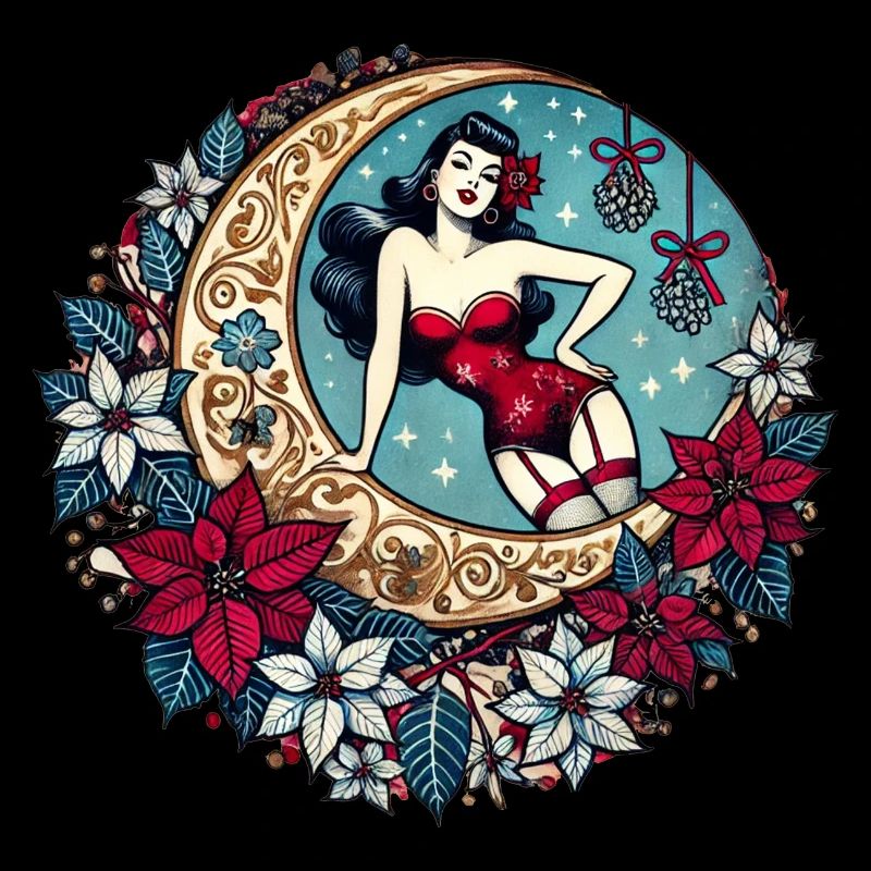 Weihnachts-Pinup