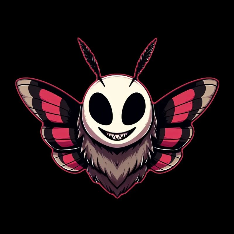 Böse Motte - Mothman Cryptid