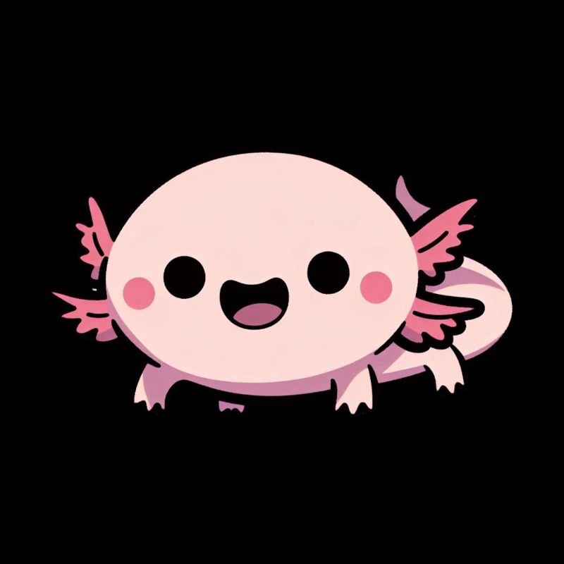 Süßer Chibi Axolotl