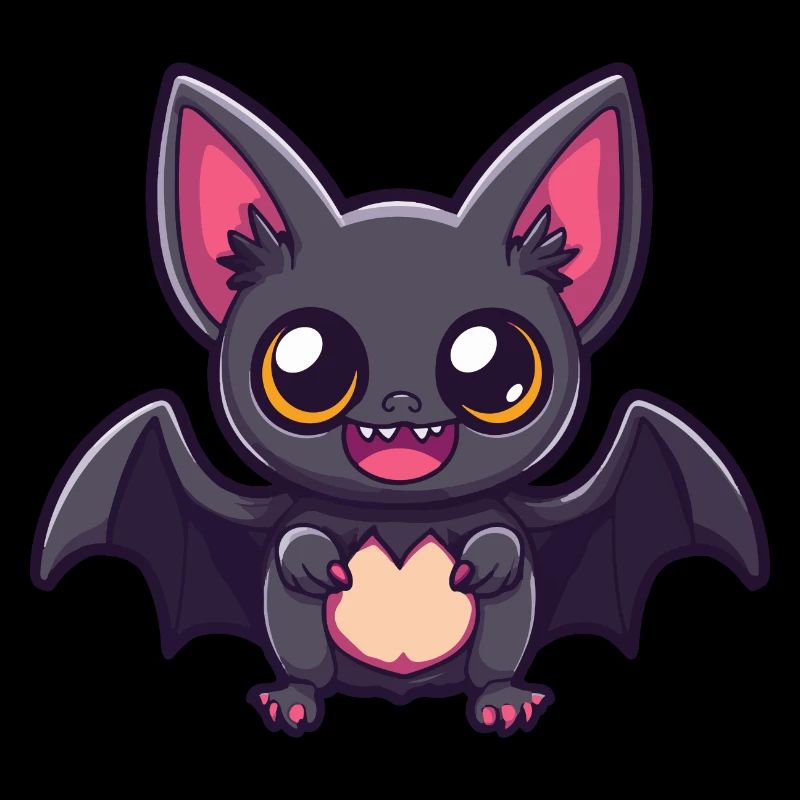 Bat Halloween Funny Comic