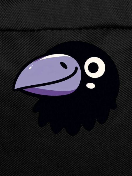Simple Cartoon Raven