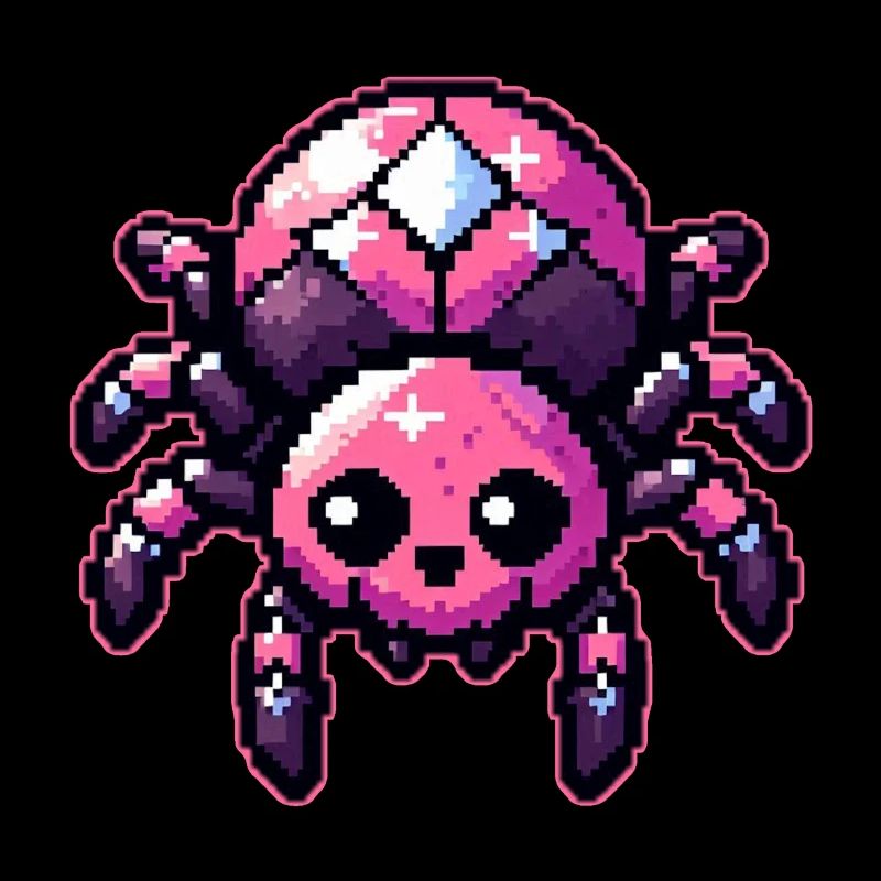 Niedliche Pixelspinne