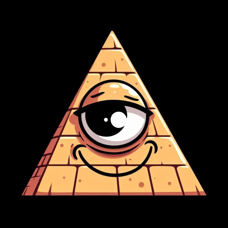 All Seeing Pyramid Eye