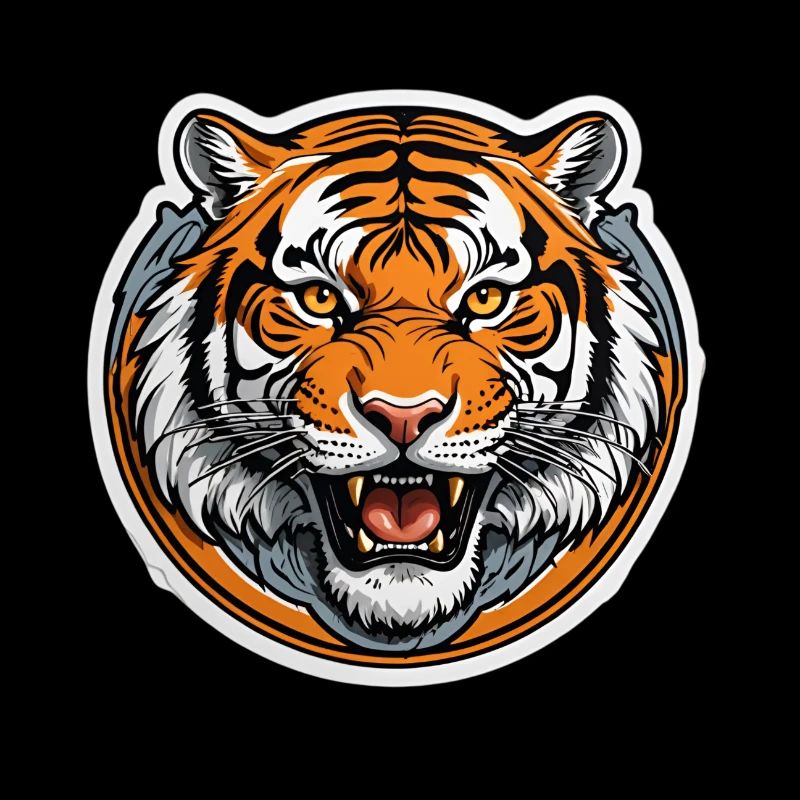 Dynamischer Tiger