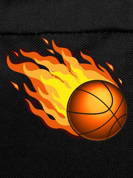 Brennender Basketball