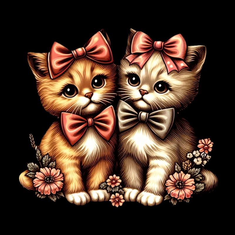 D’adorables chatons en nœud papillon