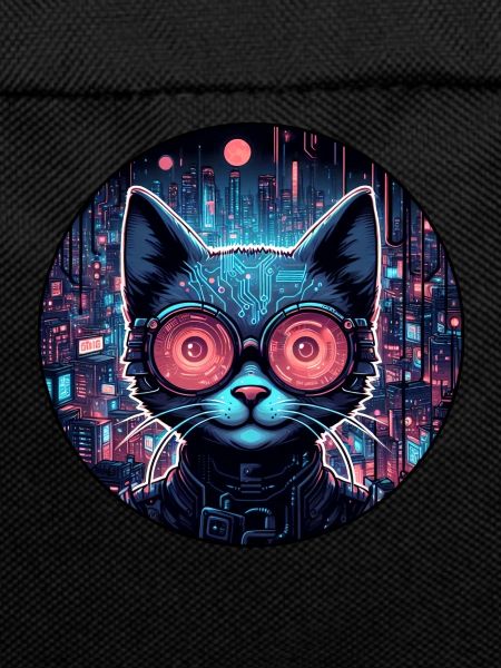 Futuristic Cyber Cat