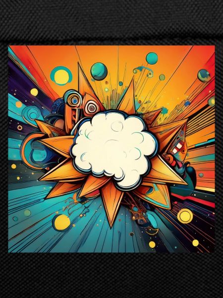 Vibrant Abstract Explosive Cloud Design