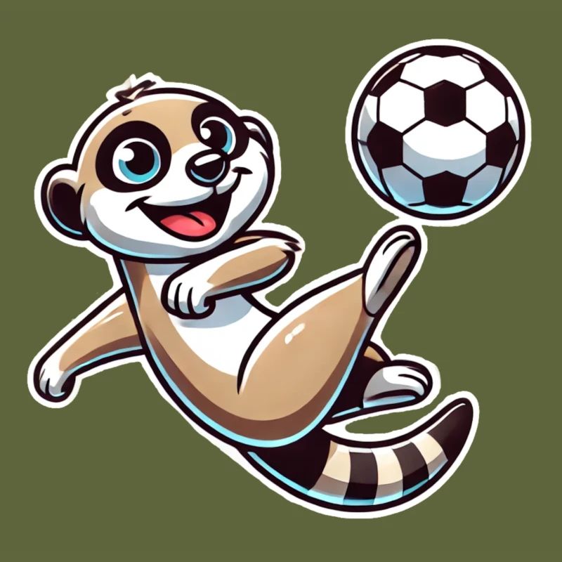 Fussball Erdmännchen