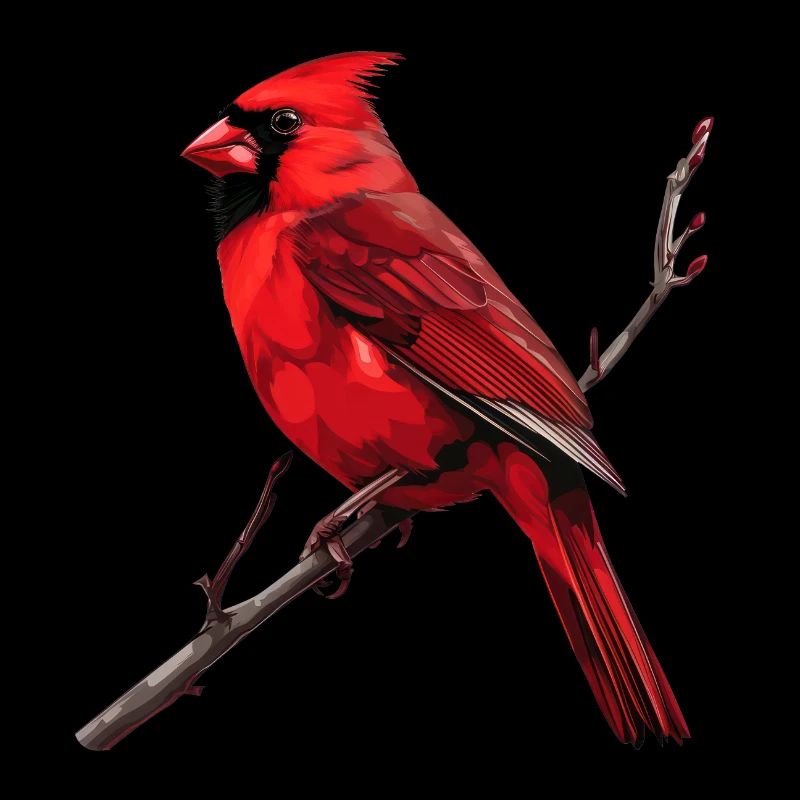 Red Cardinal Vogel