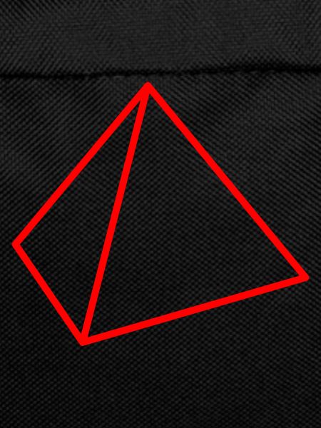 Tétraèdre rouge