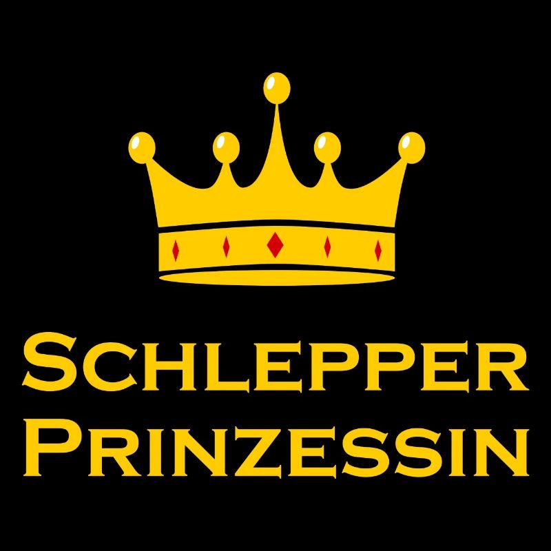 Schlepper Prinzessin – Krönendes Design