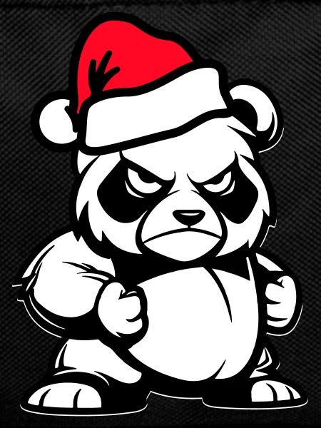 Panda Bear Christmas Comic