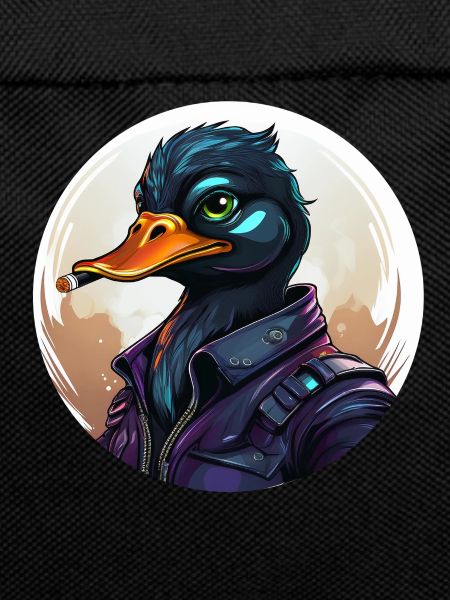 Duck with cigar