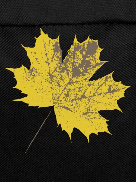 Yellow maple leaf