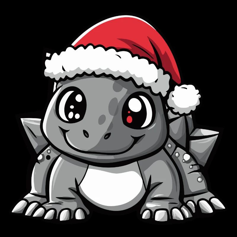 Dinosaur Stegosaurus Christmas Cute