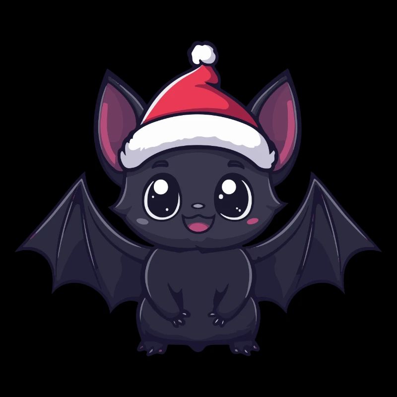 Bat Christmas Cute