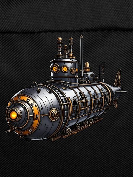 Steampunk submarine