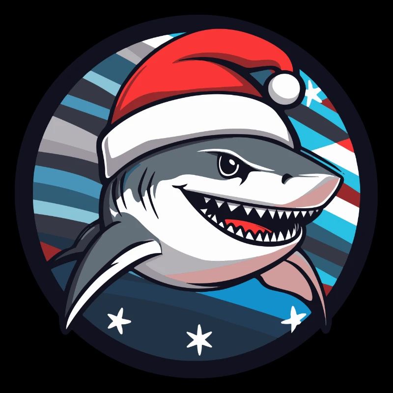 Hai Weihnachten Tier