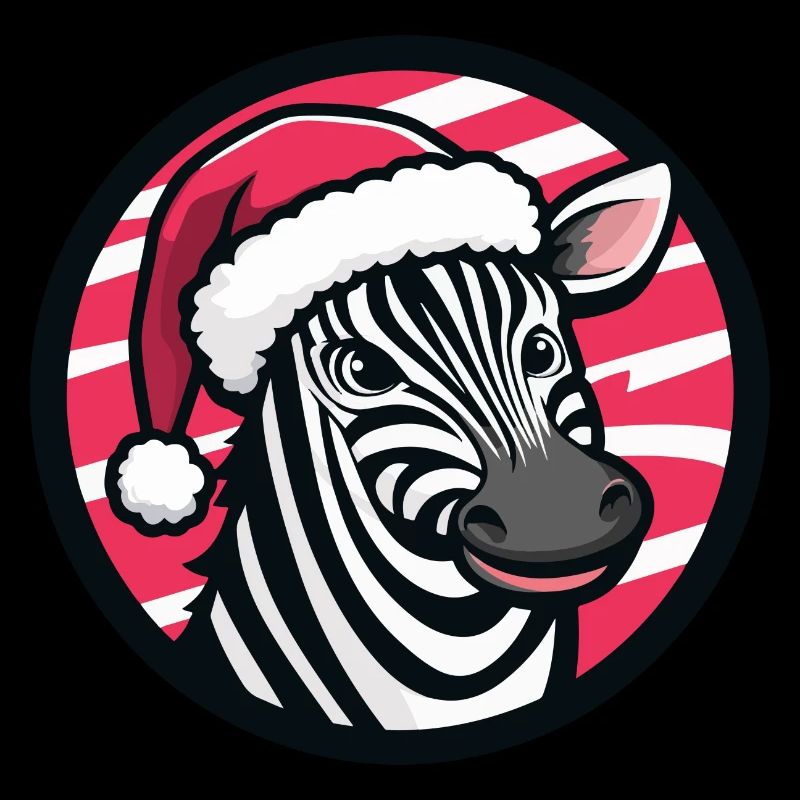 Zebra Christmas Animal