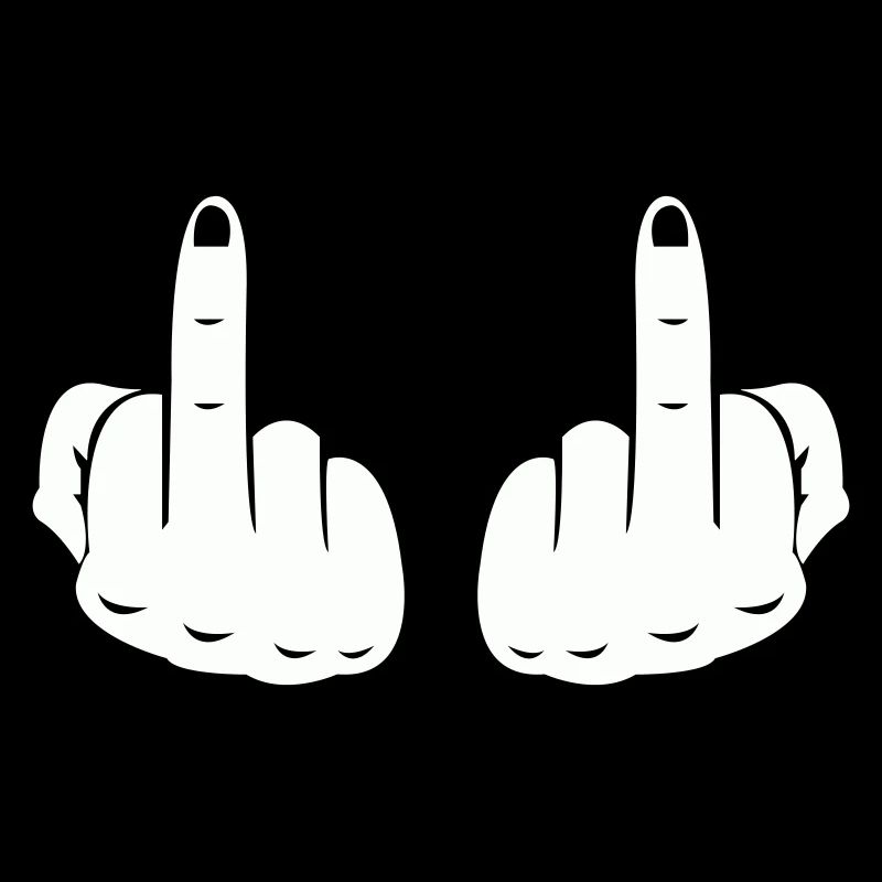 mittelfinger hands
