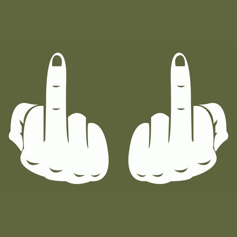 middle finger hands