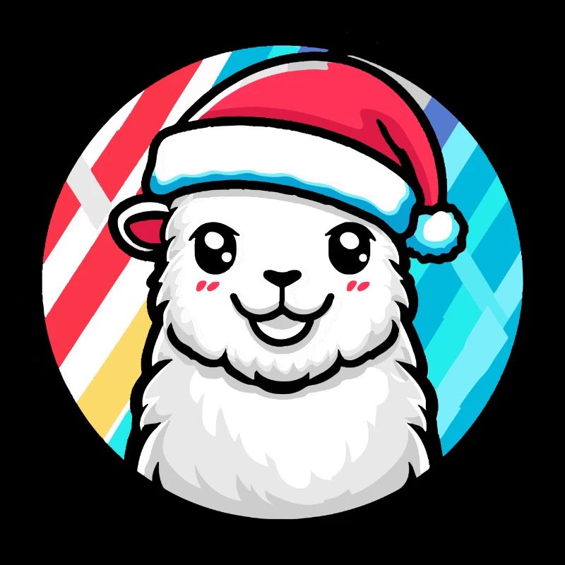 Alpaca Llama Christmas Animal