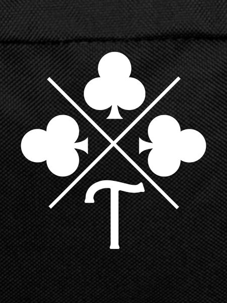 Letter t lucky clover