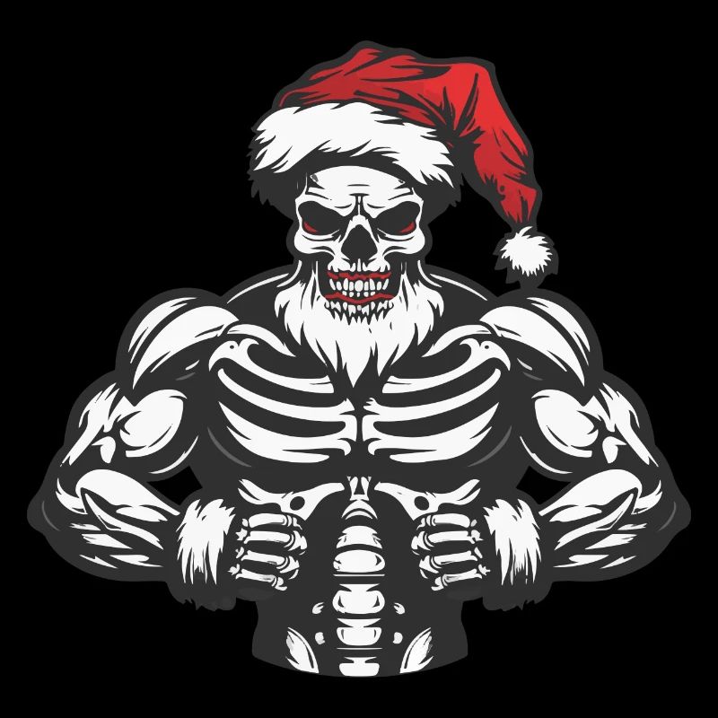 Christmas Skull
