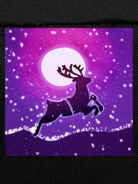 Galloping reindeer