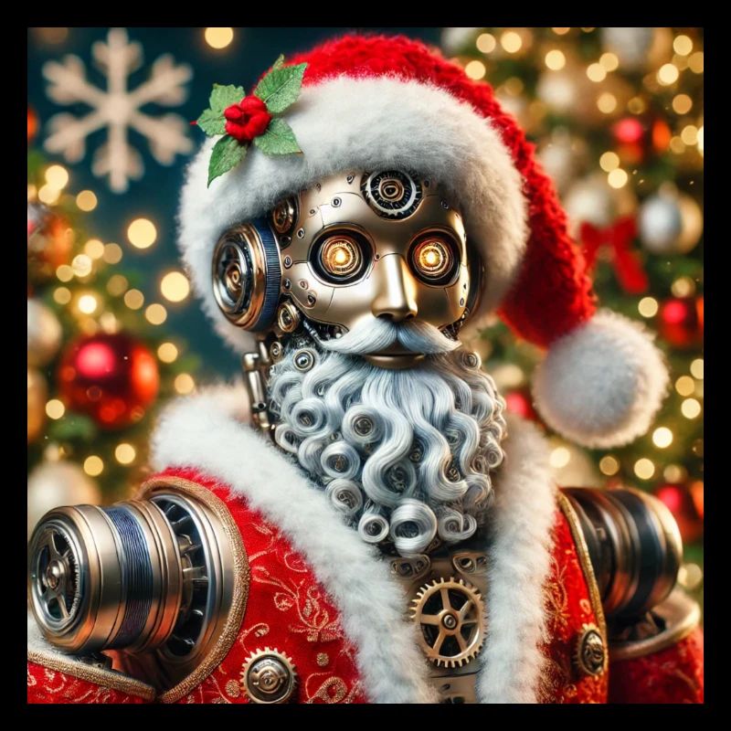 Roboter Weihnachtsmann