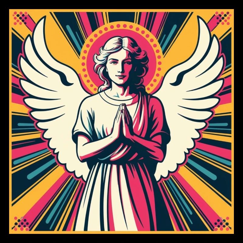 Schutzengel Pop-Art