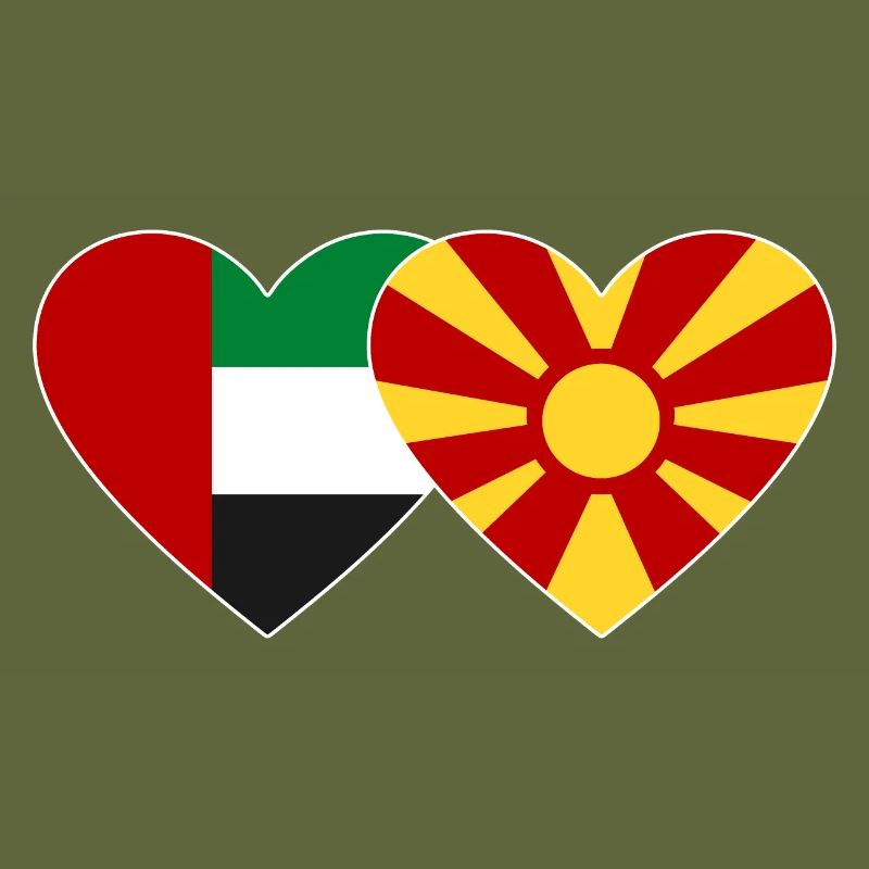 Émirats arabes unis Drapeau de la Macédoine